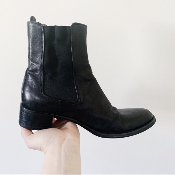 Prada Shoes - Auth. Prada Black Leather Chelsea Boots